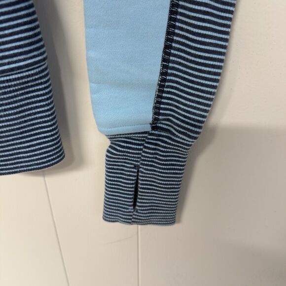 Lululemon Scuba Hoodie Striped Trim Shhh I’m Meditating Full Zip Up Women 6 GUC - Picture 9 of 12